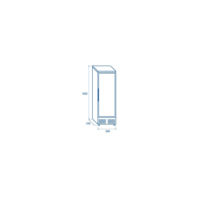COOL HEAD - - Refroidisseur de boissons vertical 300 litres - DC 368