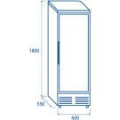 COOL HEAD - - Refroidisseur de boissons vertical 300 litres - DC 368