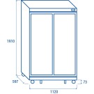 COOL HEAD - Refroidisseur de boissons 1050 litres DC 1050