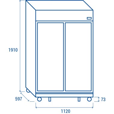 COOL HEAD - Refroidisseur de boissons 1050 litres - DC 1050C