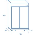 COOL HEAD - Refroidisseur de boissons 1050 litres - DC 1050C