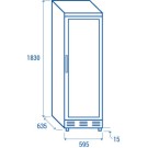 COOL HEAD - Réfrigérateur à boissons vertical 350 litres TKG 388