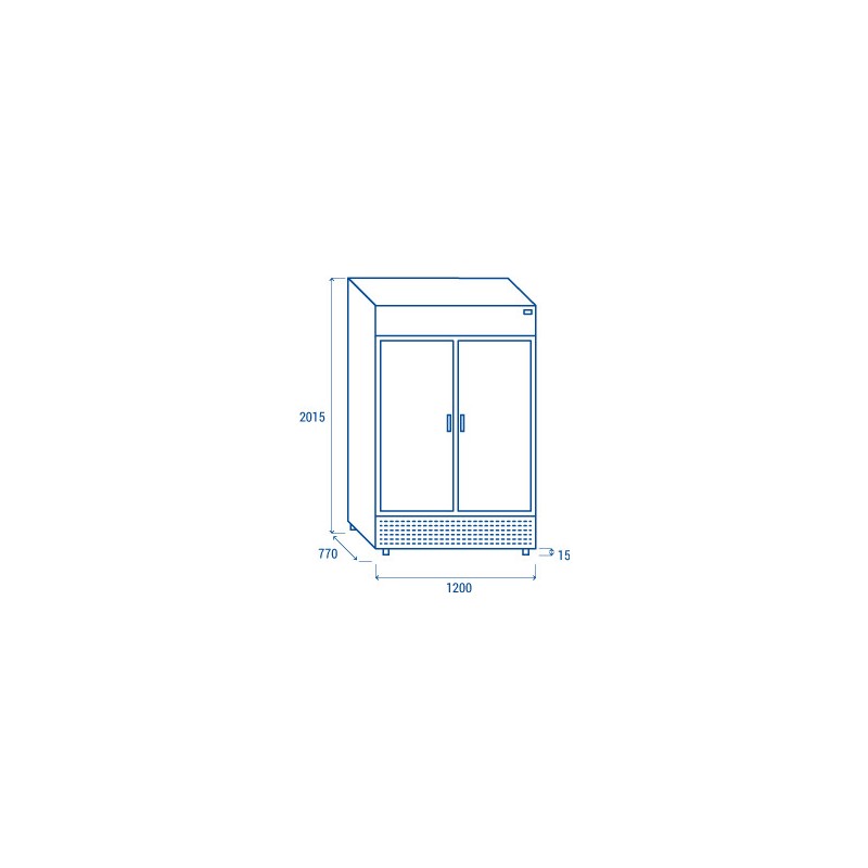 COOL HEAD - Refroidisseur à boissons vertical 1050 litres TKG 1000 CB