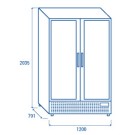 COOL HEAD - Refroidisseur de boissons 1097 litres TKG 1200