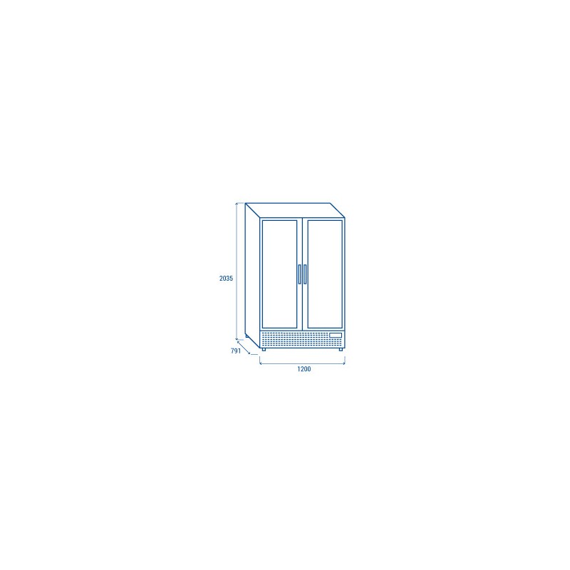 COOL HEAD - Refroidisseur de boissons 1097 litres TKG 1200 B