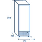 COOL HEAD - Refroidisseur de boissons vertical 250 litres TKG 420 B