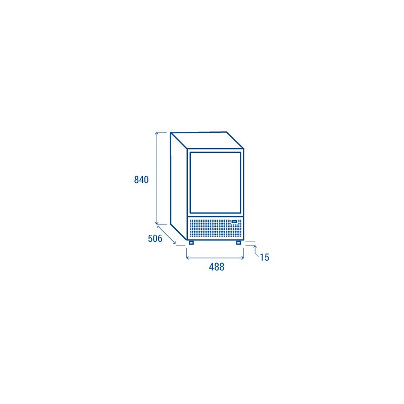 COOL HEAD - Refroidisseur de boissons vertical 55 litres TKG 120 B
