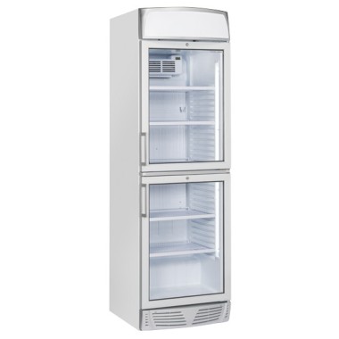 COOL HEAD - Vitrine réfrigérée vertical boissons 350 l portes divisées