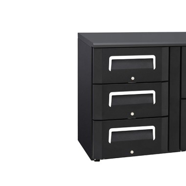 COOL HEAD - Armoire arrière bar 2 portes pleines articulées QB 200