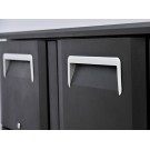 COOL HEAD - Armoire arrière bar 2 portes pleines articulées QB 200