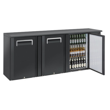 COOL HEAD - Arrière bar réfrigérée portes pleines QB 300