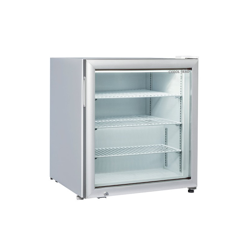 COOL HEAD - Congélateur vertical 90 litres porte vitrée RNG 90
