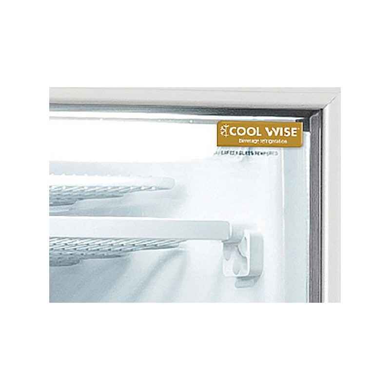 COOL HEAD - Congélateur vertical 300 litres porte vitrée TNG 390 C