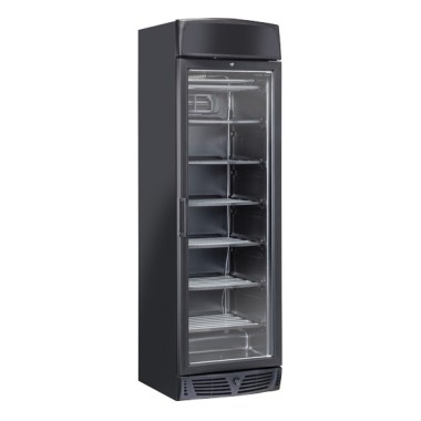 COOL HEAD - Congélateur vertical 300 litres porte vitrée TNG 390 CB
