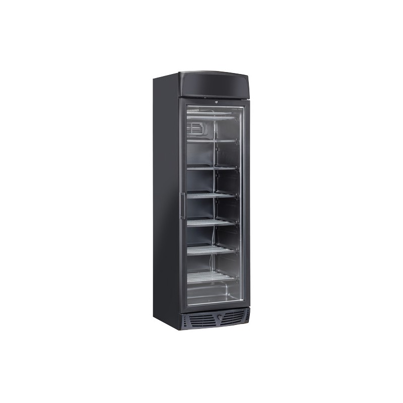 COOL HEAD - Congélateur vertical 300 litres porte vitrée TNG 390 CB