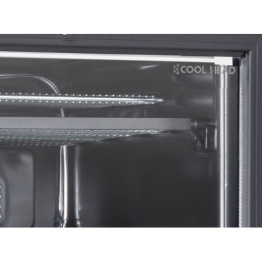 COOL HEAD - Congélateur vertical 300 litres porte vitrée TNG 390 CB