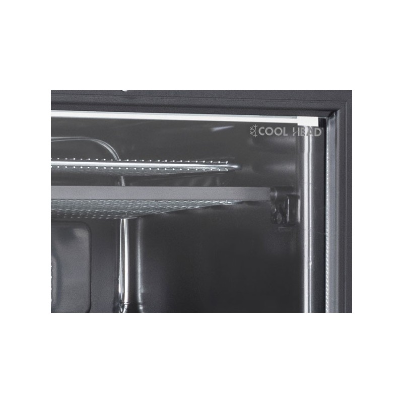 COOL HEAD - Congélateur vertical 300 litres porte vitrée TNG 390 CB