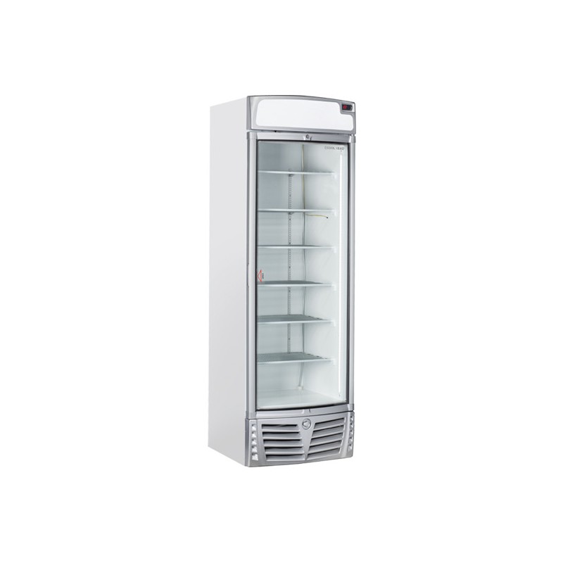 COOL HEAD - Congélateur vertical 350 litres porte vitrée TNG 480 C
