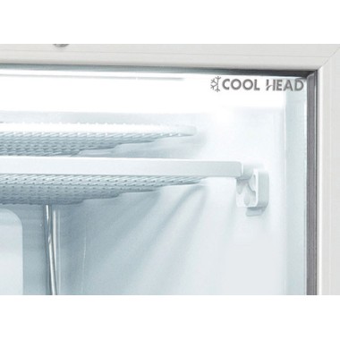 COOL HEAD - Congélateur vertical 350 litres porte vitrée TNG 480 C