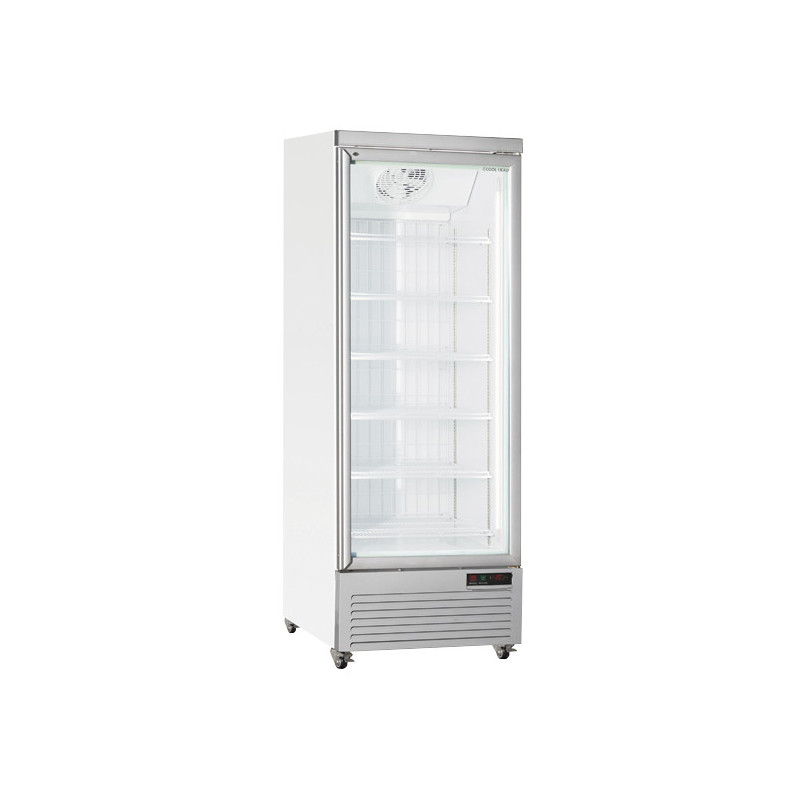 COOL HEAD - Congélateur vertical 560 litres porte vitrée RFG 750