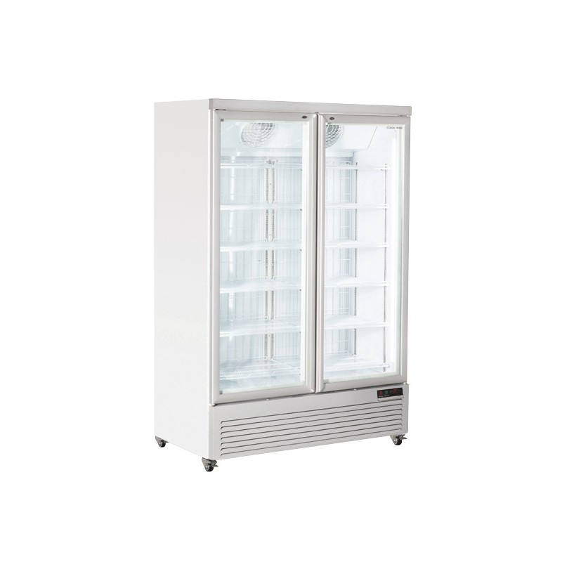 COOL HEAD - Congélateur vertical 1080 litres porte vitrée RFG 1350