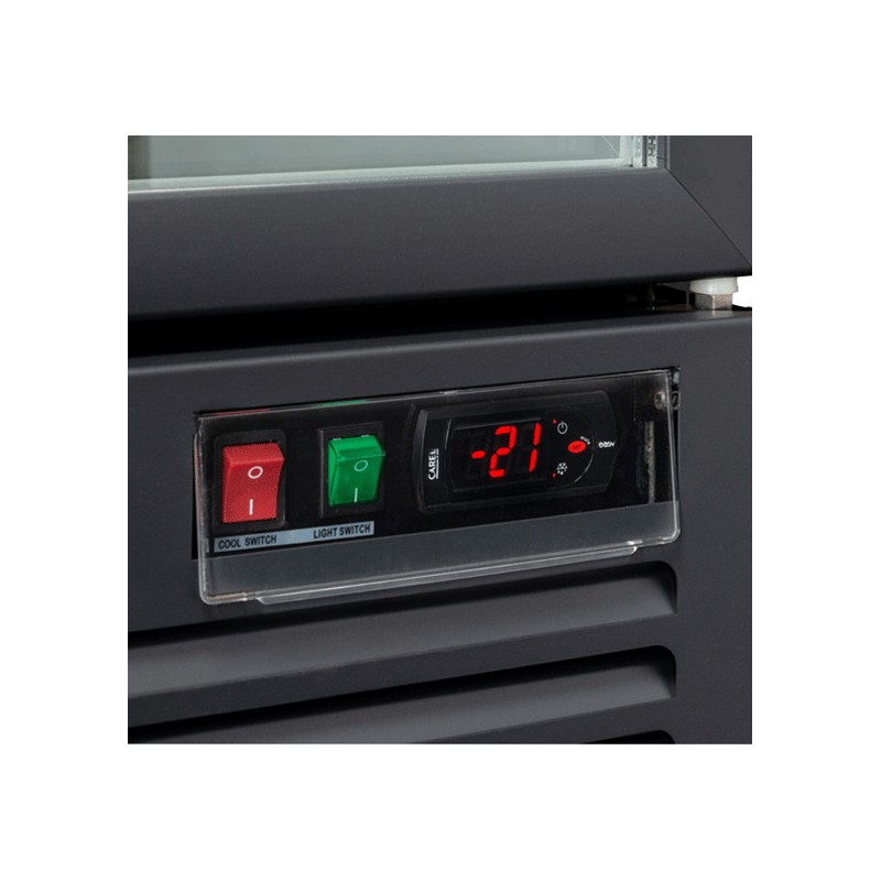 COOL HEAD - Congélateur vertical 560 litres avec porte vitrée