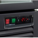 COOL HEAD - Congélateur vertical 560 litres avec porte vitrée