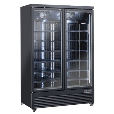 COOL HEAD - Congélateur vertical 1080 litres porte vitrée RFG 1350 B
