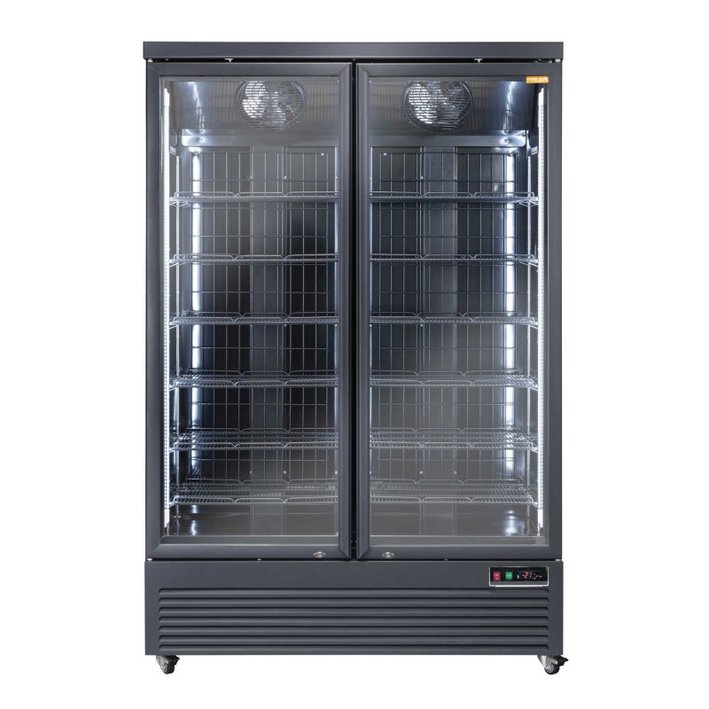 COOL HEAD - Congélateur vertical 1080 litres porte vitrée RFG 1350 B