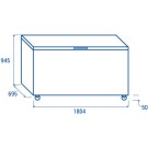 COOL HEAD - Congélateur Coffre 600 litres CF 608