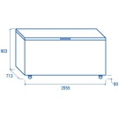 COOL HEAD - Congélateur coffre 700 litres CF 708
