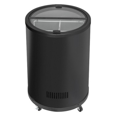 COOL HEAD - Congélateur en canettes 80 litres couvercle en verre HN 80