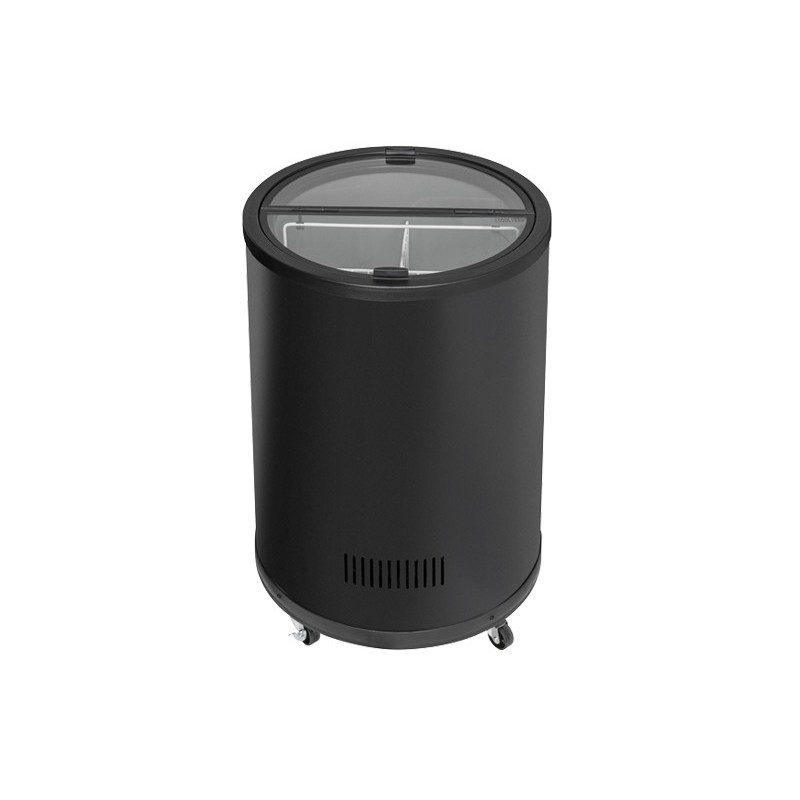 COOL HEAD - Congélateur en canettes 80 litres couvercle en verre HN 80