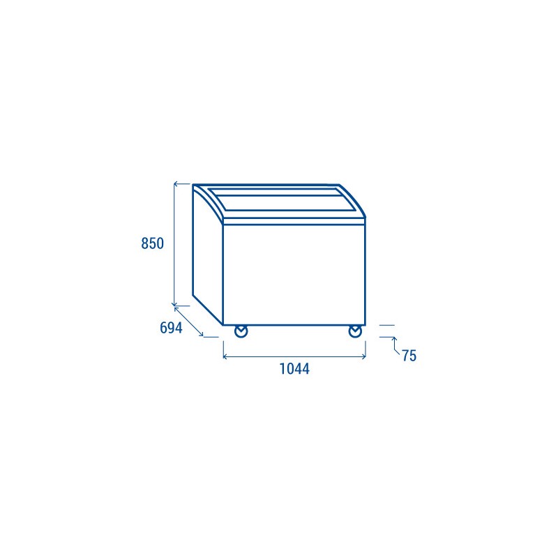 COOL HEAD - Congélateur coffre 300 litres CG 309A