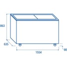 COOL HEAD - Congélateur coffre 500 litres CFG 508