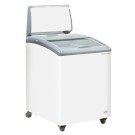 COOL HEAD - Congélateur Coffre de 150 litres couvercle verre coulissant