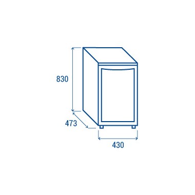 COOL HEAD - Cave à vin autoportante 88 litres RCS 88