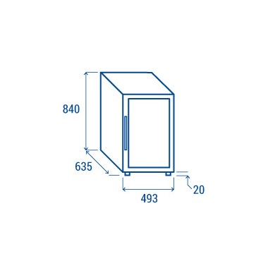 COOL HEAD - Cave à vin autonome 140 litres CW 36DT