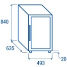 COOL HEAD - Cave à vin autonome 140 litres CW 36DT