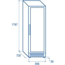 COOL HEAD - Cave à vin encastrable de 470 litres CW 410DT