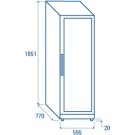 COOL HEAD - Cave à vin 485 litres Double Zone CW 518DT
