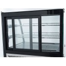 COOL HEAD - Vitrine réfrigérée de comptoir noire 100 litres RC 100B