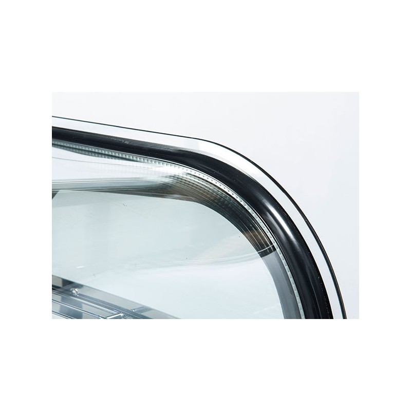 COOL HEAD - Vitrine réfrigérée de comptoir blanche 100 litres RC 100W