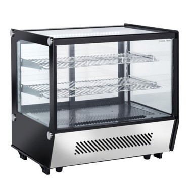 COOL HEAD - Vitrine réfrigérée de comptoir 120 litres RC 120SQ