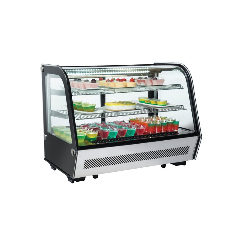 COOL HEAD - Vitrine réfrigérée de comptoir 160 litres RC 160