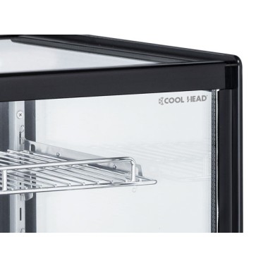 COOL HEAD - Vitrine réfrigérée de comptoir 160 litres RC 160SQ