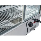 COOL HEAD - Vitrine chauffante de comptoir 120 litres RH 120