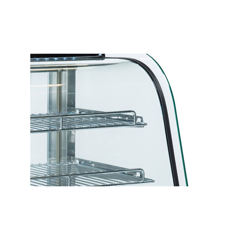 COOL HEAD - Vitrine chauffante de comptoir 120 litres RH 120