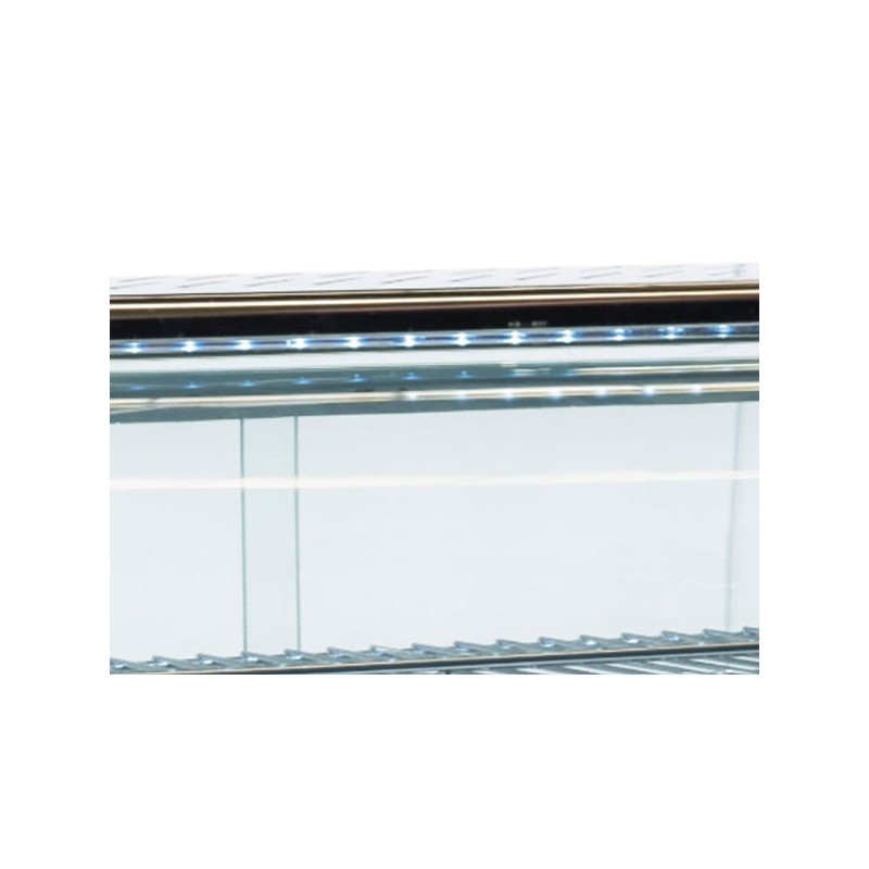 COOL HEAD - Vitrine chauffante de comptoir 120 litres RH 120
