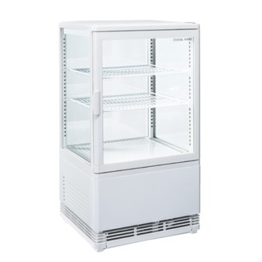 COOL HEAD - Vitrine réfrigérée verticale 58 litres blanche